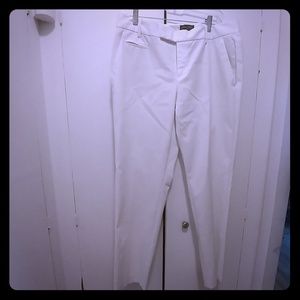 Banana Republic White Pants size 12R
